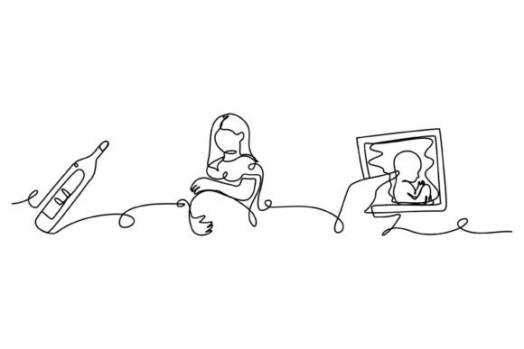Continuous Line Design of Examination Graphics