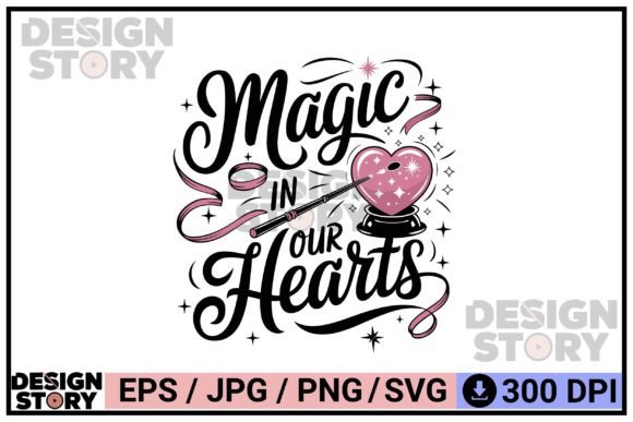 Magic in Hearts: Valentine Graphics & Illustrations