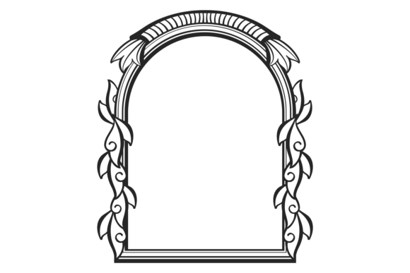 Old Ornate Frame Engraving: Premium Graphics & Illustrations
