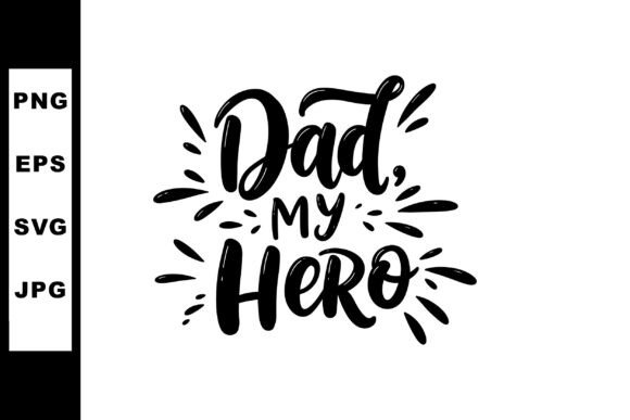 Review: Dad My Hero Typography for Embroidery