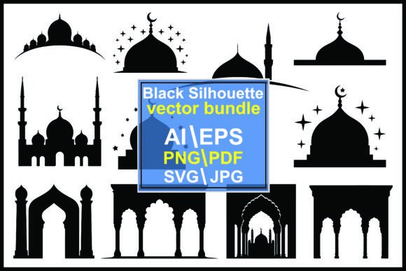 Review: Silhouettes of Mosque Domes and Arches for Embroidery