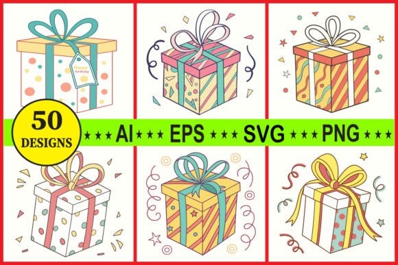 Reviewing the Gift Box Vector Set for Embroidery